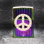فندک زیپو اصل مدل 29435-Rivit Peace Sign