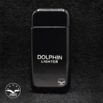 فندک دلفین مشکی نقره‌ای