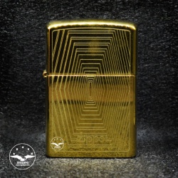 فندک زیپو طرح اصل مدل Striped Gold