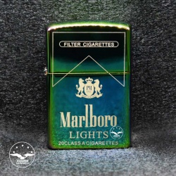فندک زیپو طرح اصل مدل Marlboro Green