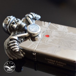 فندک زیپو اصل مدل Death Rider