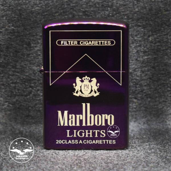 فندک زیپو طرح اصل مدل Marlboro Purple