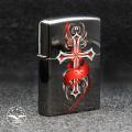 فندک زیپو اصل مدل Cross With Wings-28626