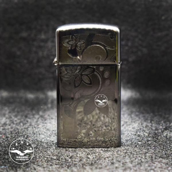 فندک زیپو اصل مدل Slim Flower-24816