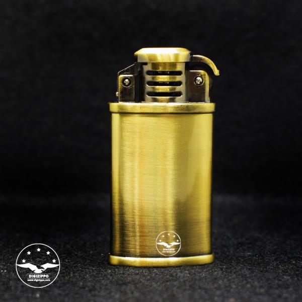 فندک استیل طلایی