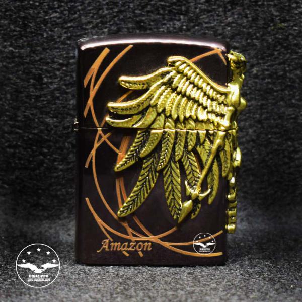 فندک زیپو طرح اصل مدل  Gold Angel