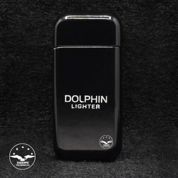 فندک دلفین مشکی نقره‌ای