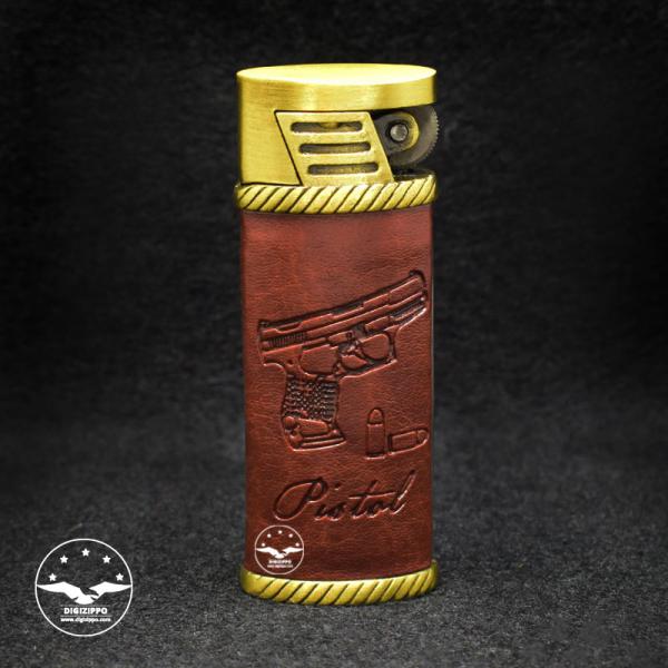 فندک چرمی طرح تفنگ