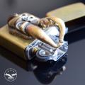 فندک دست ساز زیپو اصل طرح شاه شاخ دار